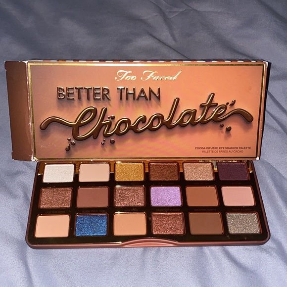 Better Than Chocolate 🍫 Too Faced Cocoa Infused Eye Shadow Palette • 18 Shades - Picture 10 of 11